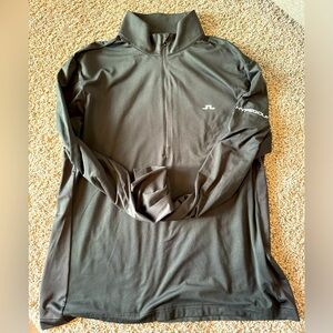 J Lindbergh  (in collab with hype golf) Black 1/4 zip- Size XL